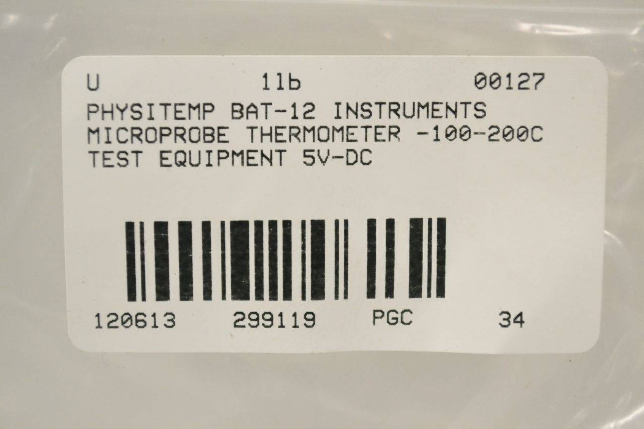 BAT-12R Microprobe Thermometer-Rechargeable - Physitemp
