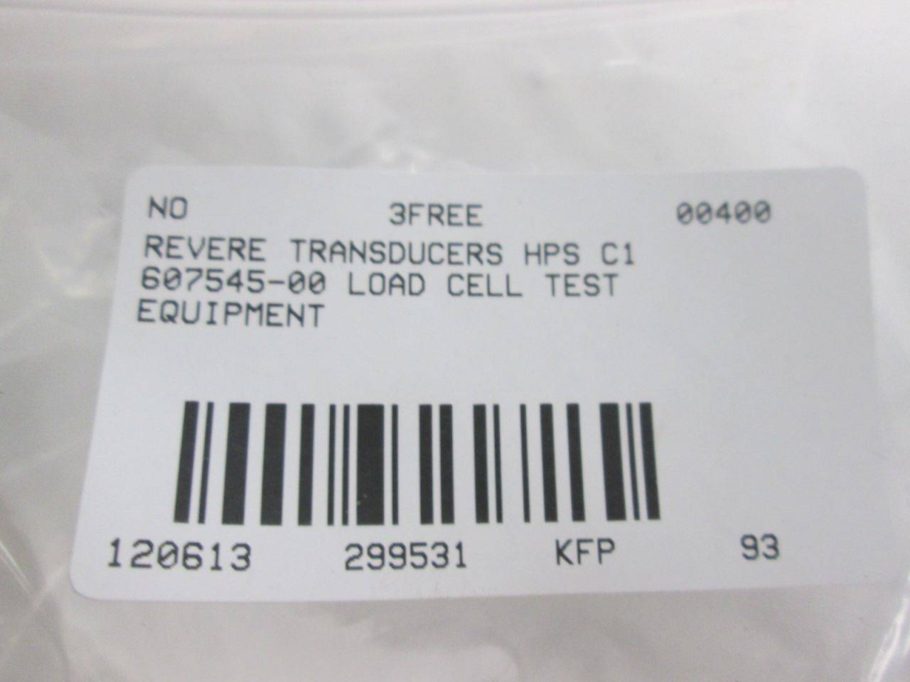 Revere Transducers 607545-00 Transducer HPS C1 