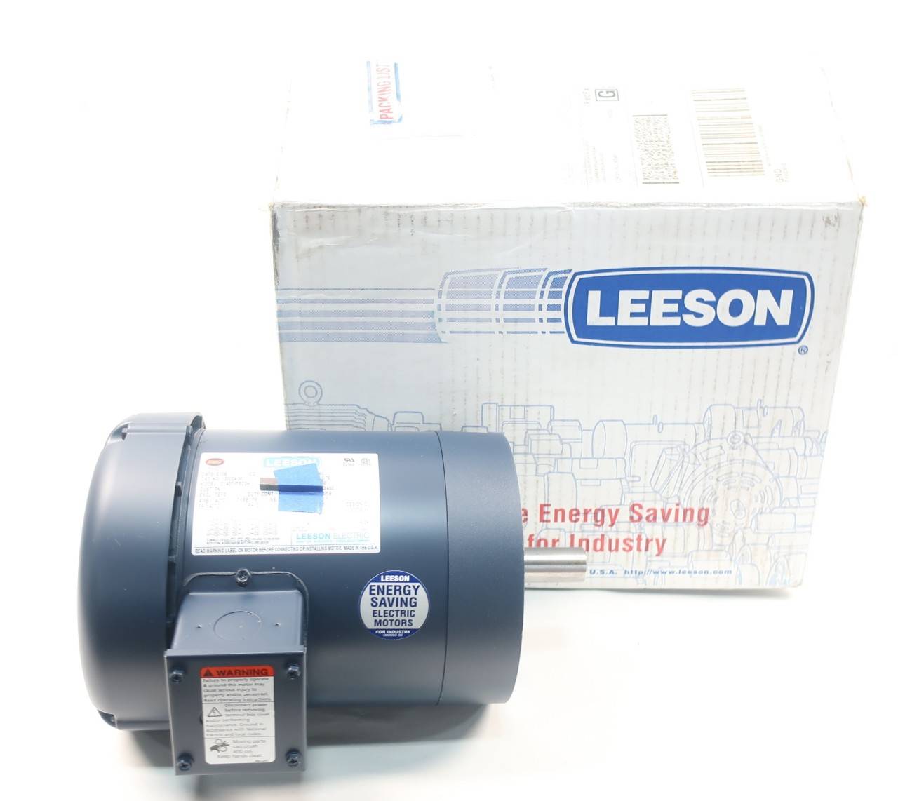 Leeson 120024.00 Motor 143tc 3ph 1hp 1740rpm 208-230/460v-ac