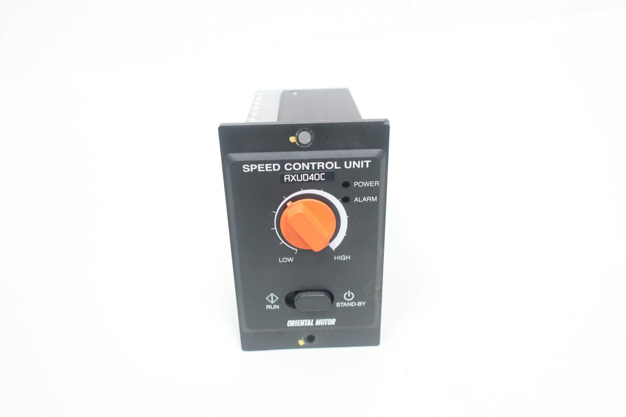 ORIENTAL MOTOR AXUD40C CONTROL UNIT 200-230V-AC DC DRIVES AND SPEED  CONTROLLER