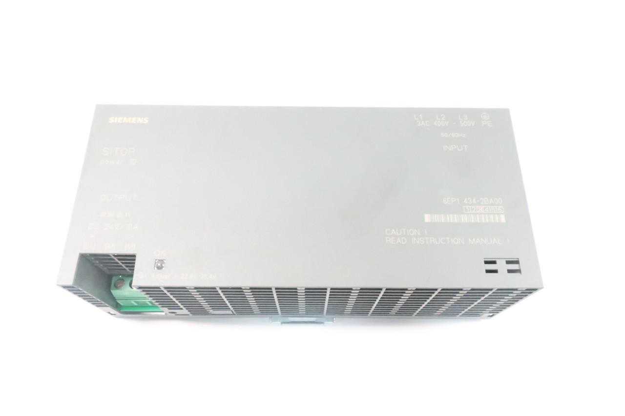 Siemens Netzteil 6EP1434-2BA00 Sitop power 10 400V 24V DC 10A TOP Zustand TESTED 