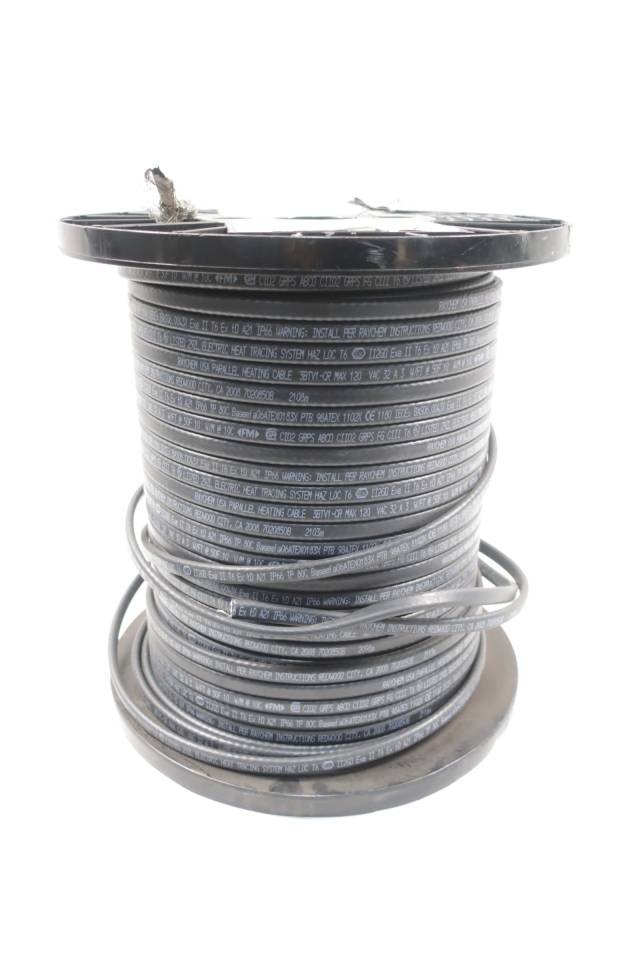 RAYCHEM 3BTV1CR SELF REGULATION HEATING CABLE 450FT 3W/FT 120VAC D662648