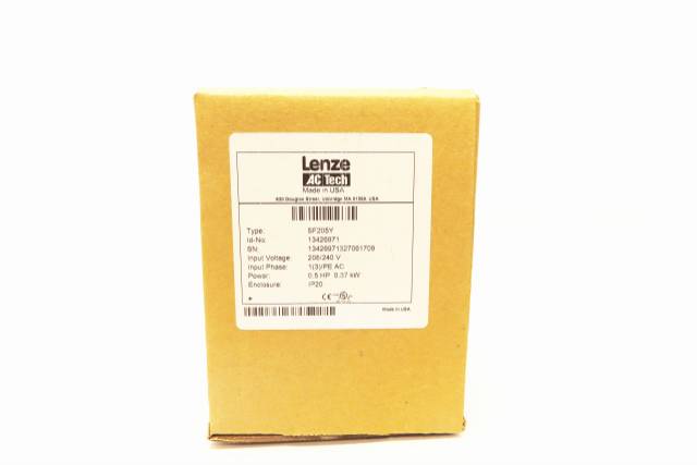 LENZE SF205Y AC TECH AC VFD DRIVE 208/240V-AC 0.5HP