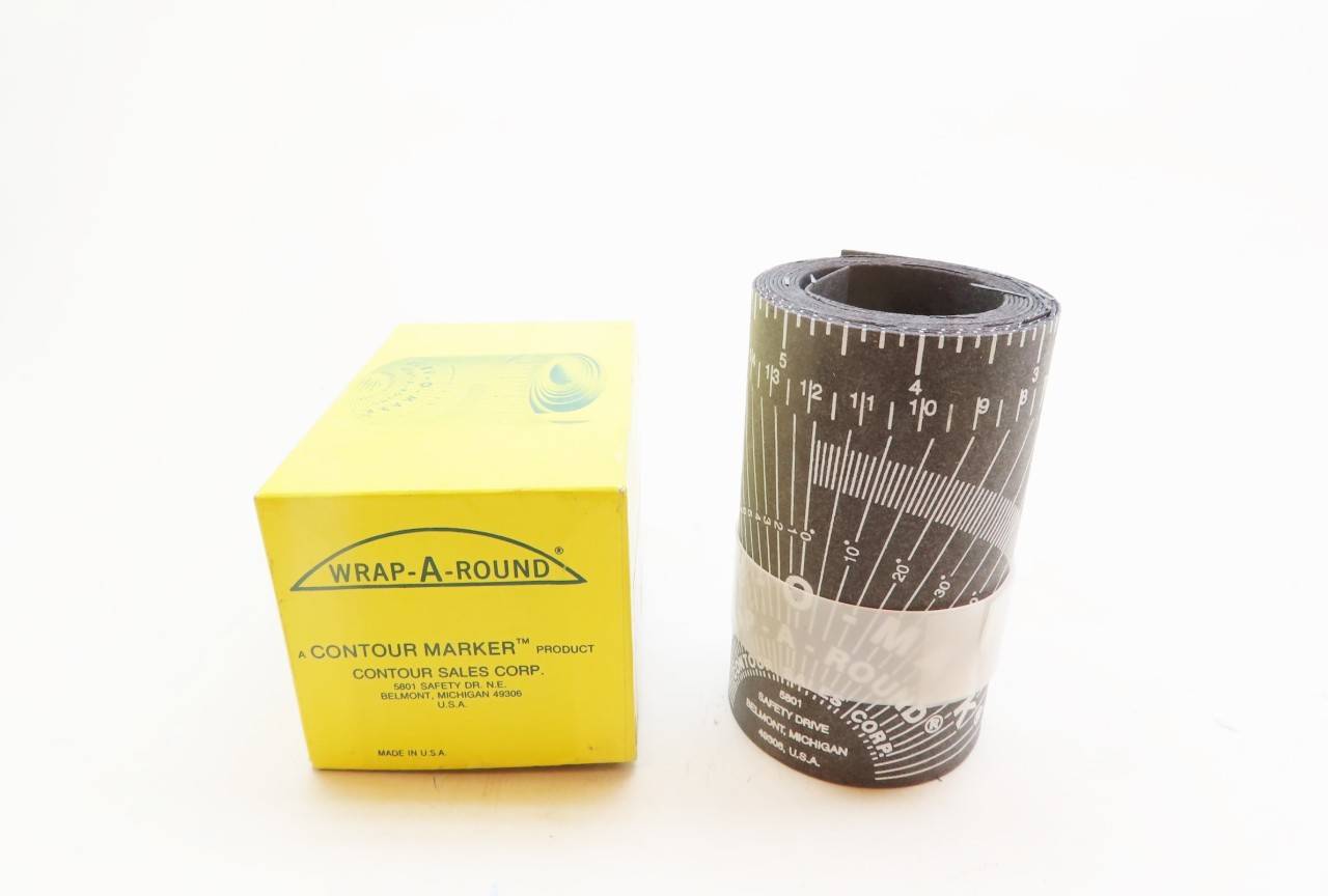 Contour Sales 07200010 Wraparound 176 B 3.88in W X 6in L Pipe Marker