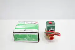 ASCO 8210G002 RED-HAT II SOLENOID VALVE 1/2IN NPT 24V-DC