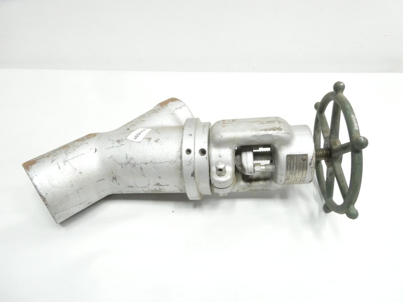 ROCKWELL-EDWARD B66224 UNIVALVE SOCKET WELD GLOBE VALVE 1-1/2IN