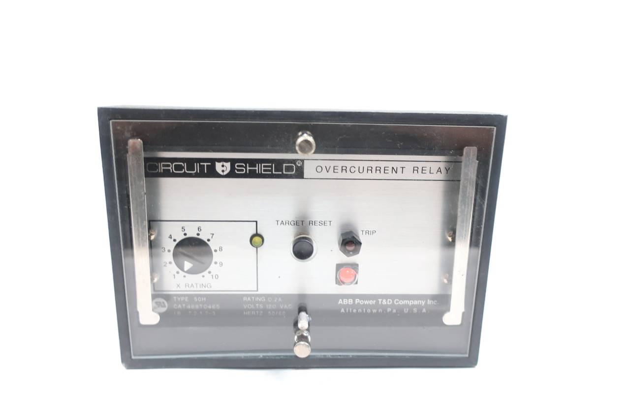 Abb 50H 468T0465 Circuit Shield Overcurrent Relay 120vac