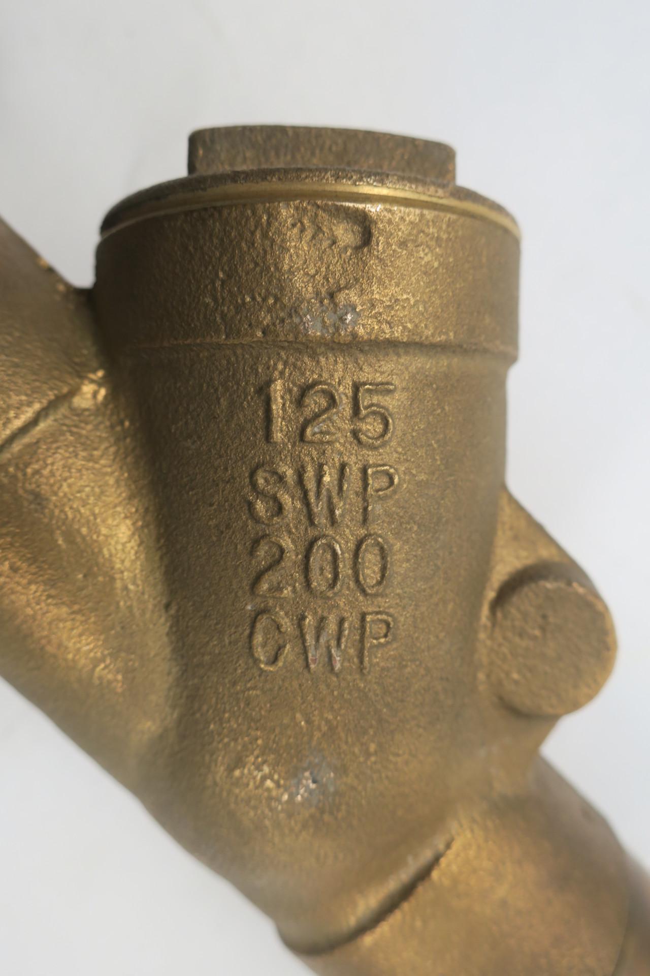 NIBCO BRONZE PRESS SWING GATE CHECK VALVE 125 1-1/2IN D588124