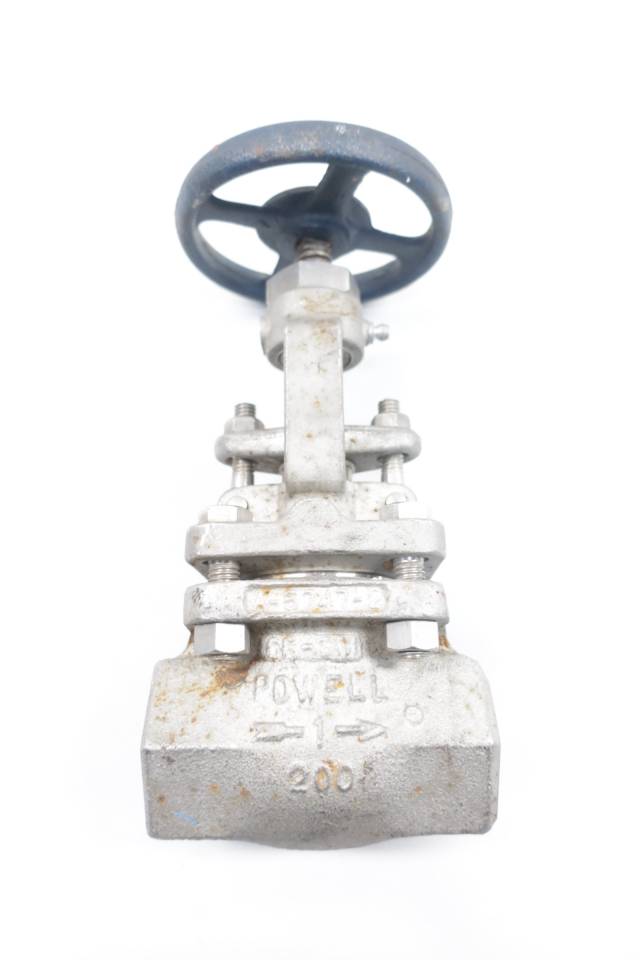 POWELL 2474A MANUAL 200 STAINLESS 1IN NPT GLOBE VALVE D660752