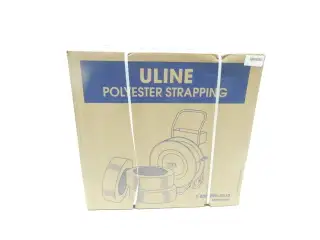 ULINE S-12530 BLACK POLYESTER STRAPPING 1/2IN X 0.028IN X 6500FT