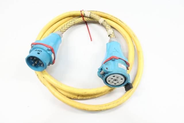 MELTRIC DS30 8-PIN MALE TO 9-PIN FEMALE POWER SUPPLY CABLE 480V-AC