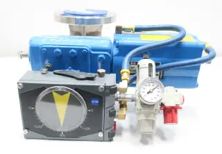 NELES B1CU9/35L PNEUMATIC STAINLESS FLANGED BALL VALVE 3IN