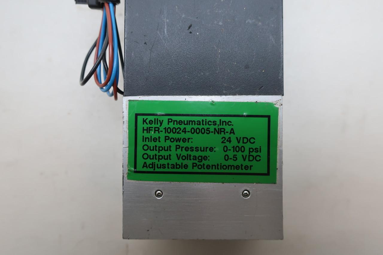 Details about   Kelly Pneumatics HFR-10024-0005-NR-A Low Flow Electronic Pressure Regulator 