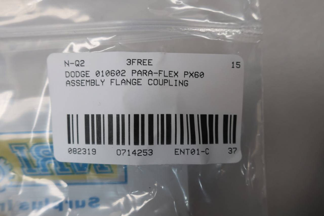 Dodge 010602 Ductile Iron O.D For Coupling Size: 60 Tire Coupling Flange Assembly Type: Flange Assembly 5 Dodge 010602 Ductile Iron O.D For Coupling Size: 60 Tire Coupling Flange Assembly Type: Flange Assembly 5