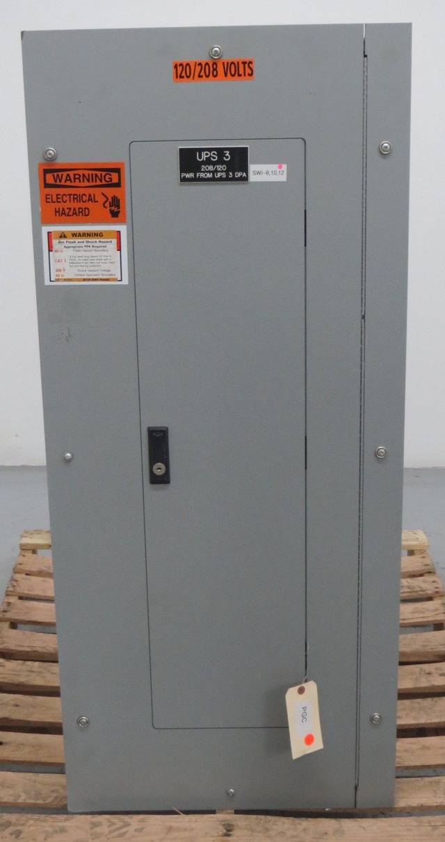 CUTLER HAMMER PRL1A 225A AMP BREAKER DISTRIBUTION PANEL B300430