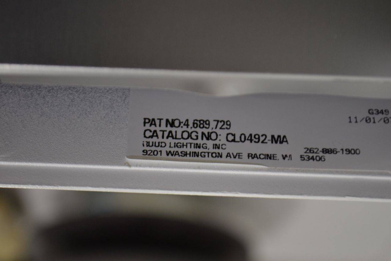 Ruud Lighting Cl0492-ma W/ Bulb Fixture Metal Halide 295w Lighting D302764
