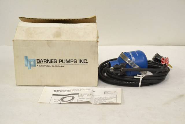 Barnes Pumps 73618 Float Control Switch 115v Ac 13a Amp B304842