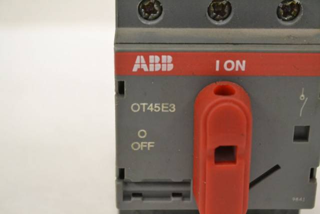 ABB OT45E3 GENERAL PURPOSE 3 PHASE 50A AMP 600V-AC 3P DISCONNECT SWITCH ...