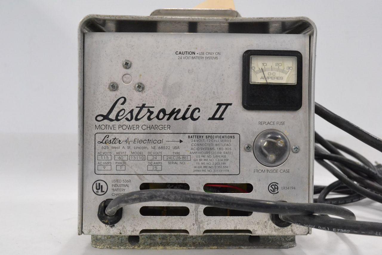 lestronic 24 volt battery charger