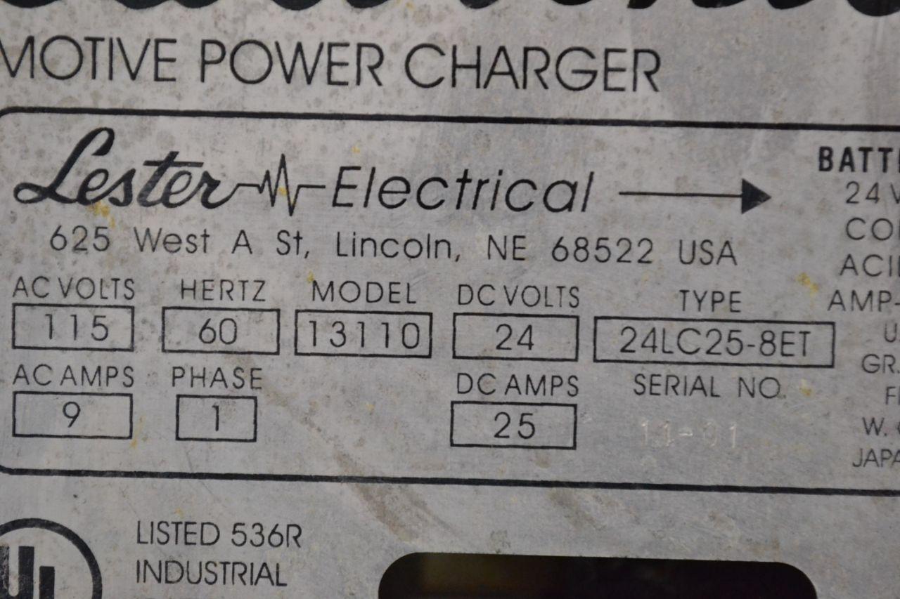 lestronic 24 volt battery charger manual