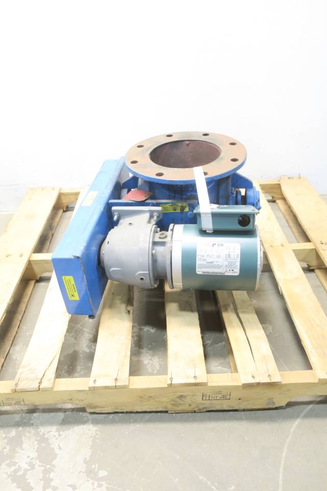 Rotolok Zmer Rvt12 Iron Flanged Electric Feeder 8in Rotary Valve D596164