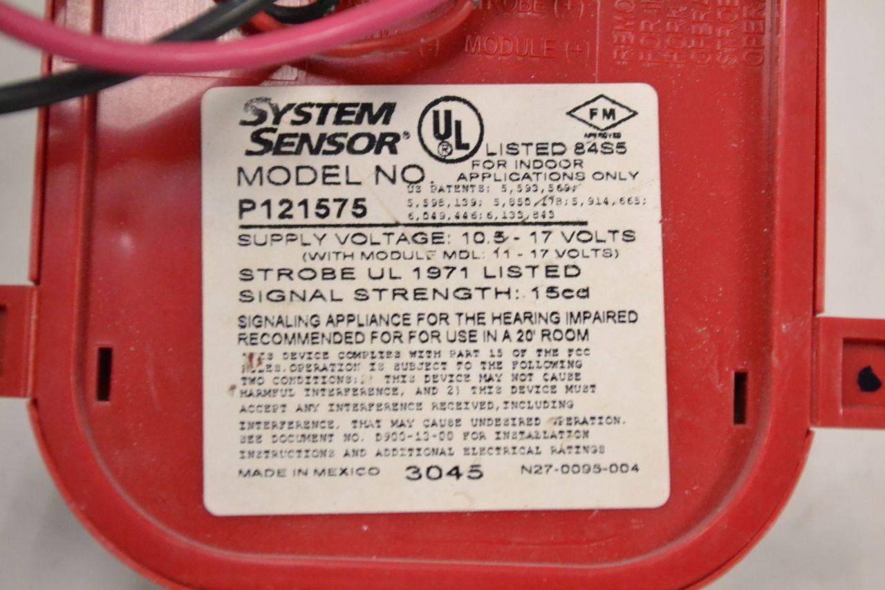 P121575 System Sensor Horn/Strobe 