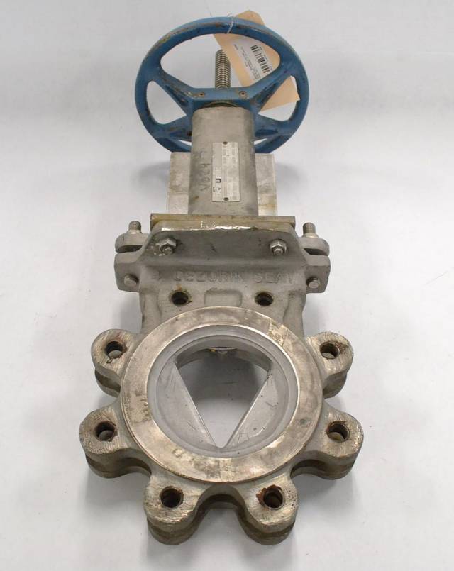 DEZURIK 9259095 LT2 150 STAINLESS FLANGED 4 IN KNIFE GATE VALVE B314740