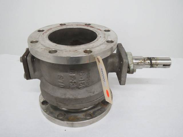 DEZURIK 1094941 SEGMENTED 150 STAINLESS FLANGED 6 IN BALL VALVE B316534