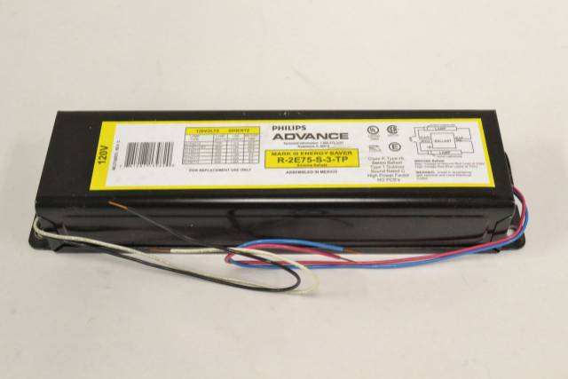 PHILIPS R-2E75-S-3-TP ADVANCE MARK III ENERGY SAVER BALLAST 120V-AC B319684