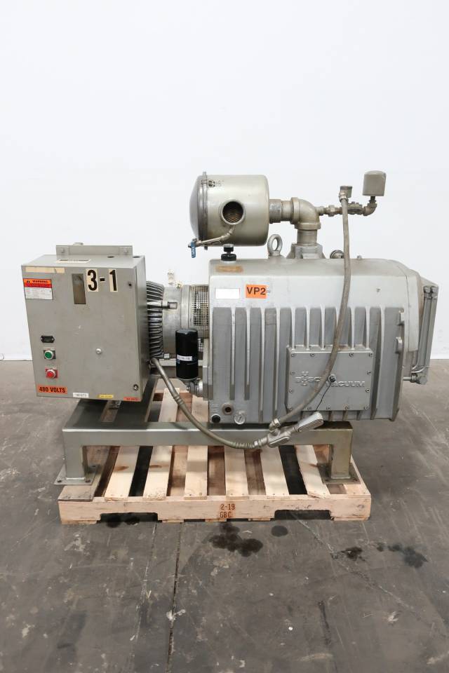 BUSCH CRYOVAC 0630C.A1A1 ROTARY VANE VACUUM PUMP 490CFM 324TC 25HP 230/460VAC