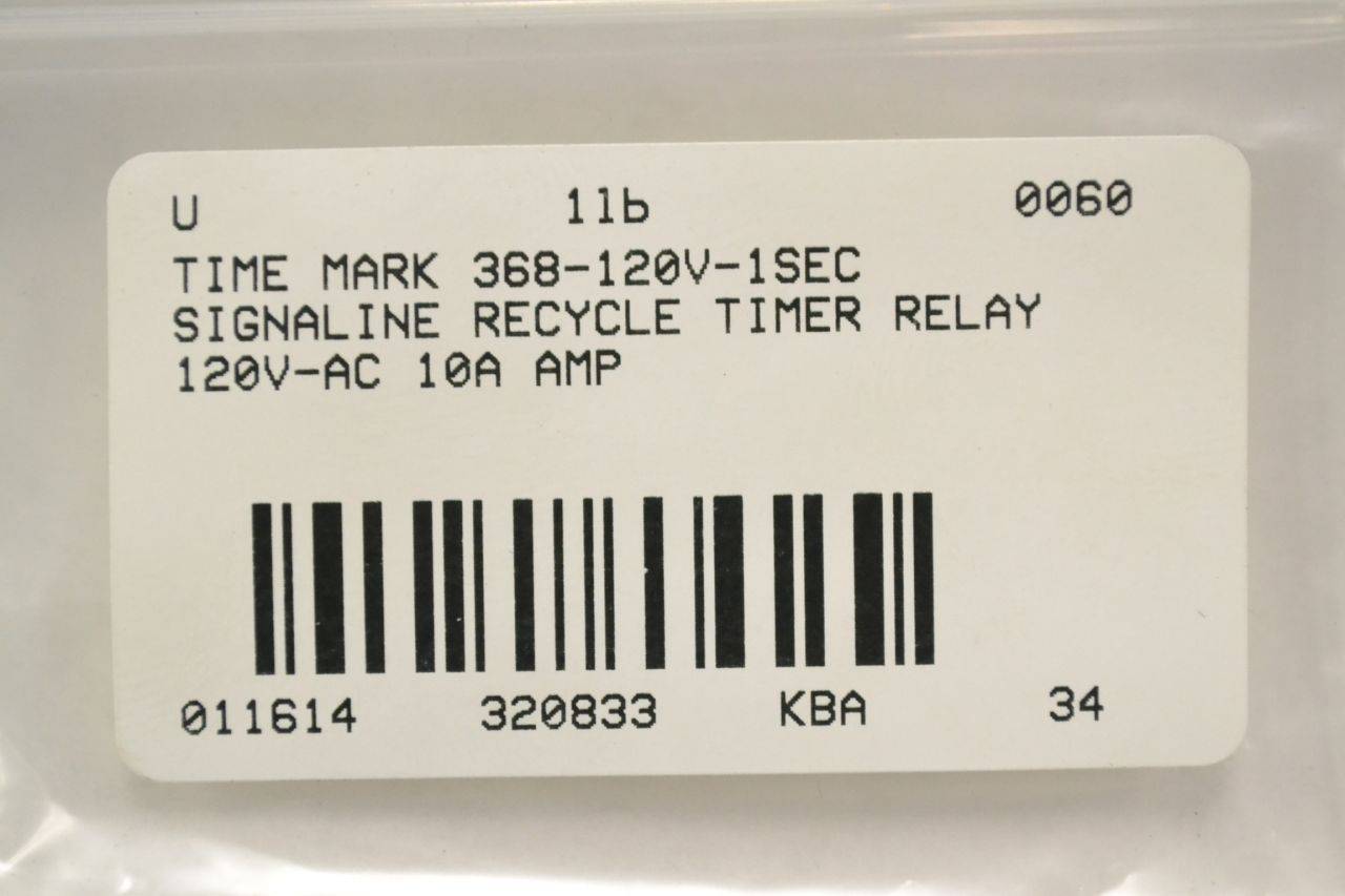 Details about   Signaline 368-120V-.1SEC Recycle Timer Relay