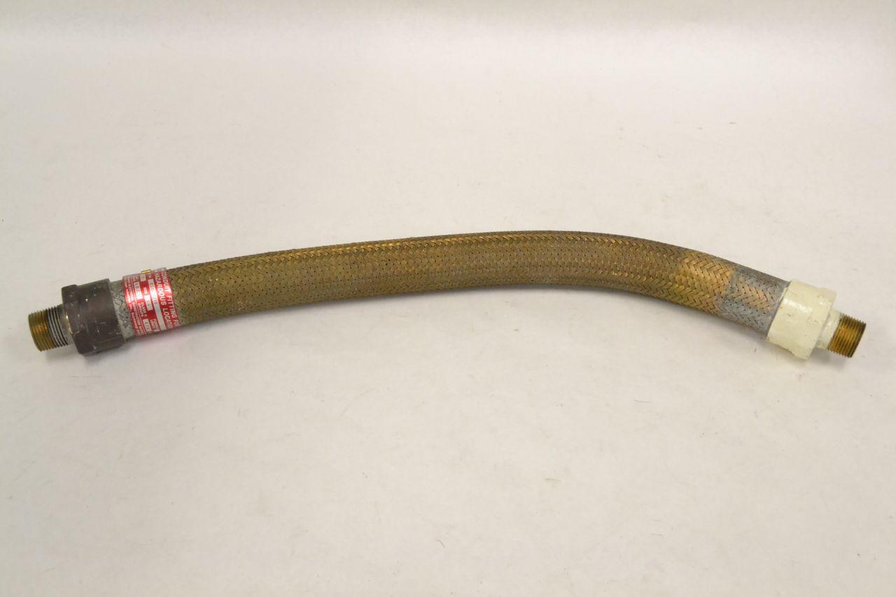 *NEW IN BAG* CROUSE-HINDS ECGJH218 EXPLOSION PROOF 18"X 3/4" FLEXIBLE CONDUIT 