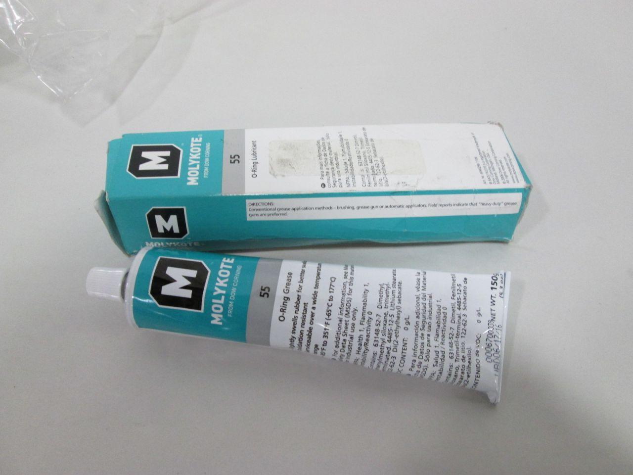 DOW CORNING MOLYKOTE 55 O-Ring Silicone Grease Lubricant Lube 5.3 oz Tube :  Amazon.in: Industrial & Scientific