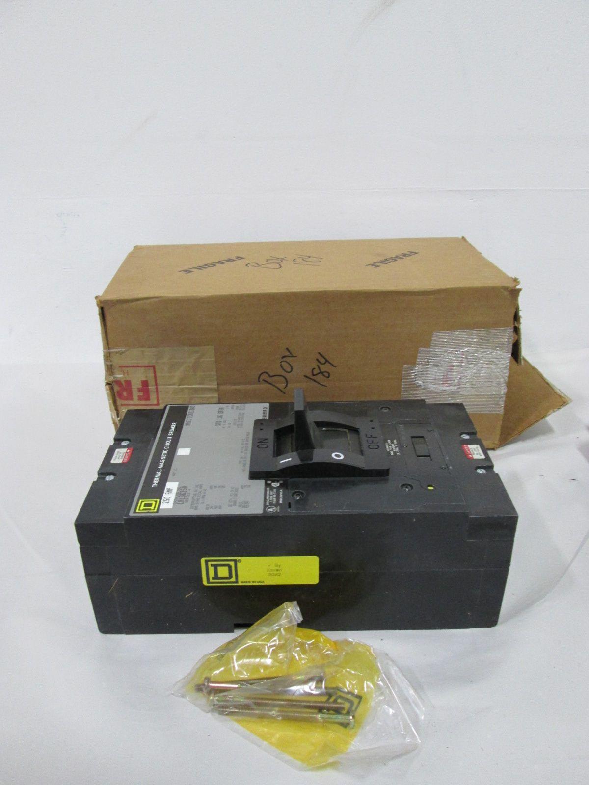 SQUARE D LAL36250 MOLDED CASE 3P 250A AMP 600V-AC CIRCUIT BREAKER