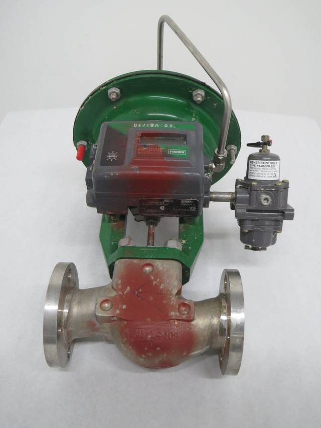 FISHER GX PNEUMATIC FLANGED 150 1-1/2IN DVC2000 CONTROL VALVE B325364