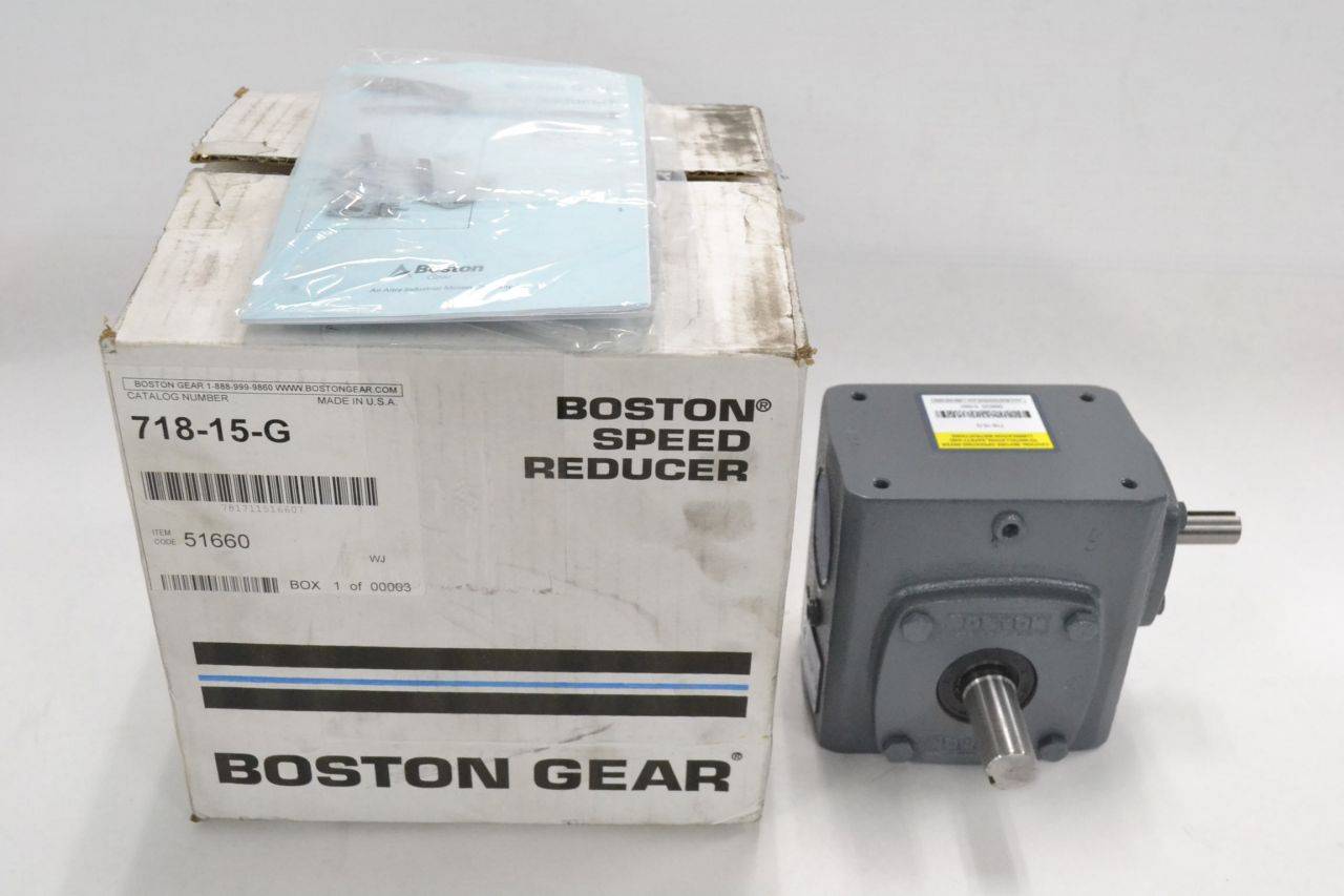 XS718-3-15M Boston Gear S718 O/P S/A 15:1 XS718-3-15M Boston Gear S718 O/P S/A 15:1