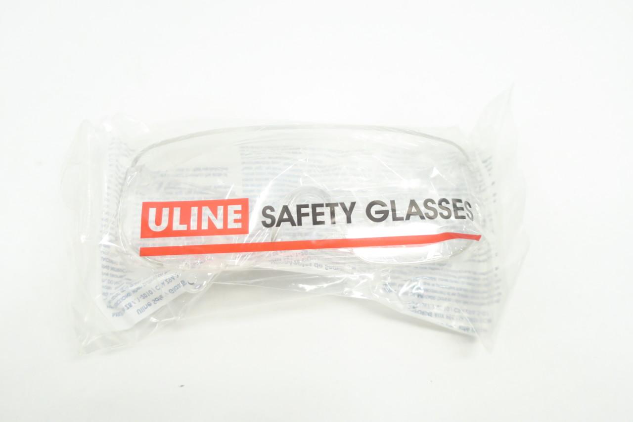 Box Of 10 Uline S-7022 Clear Safety Glasses 
