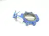 ABZ NSF-61-372 MANUAL IRON LUGGED BUTTERFLY VALVE 6IN thumbnail 2
