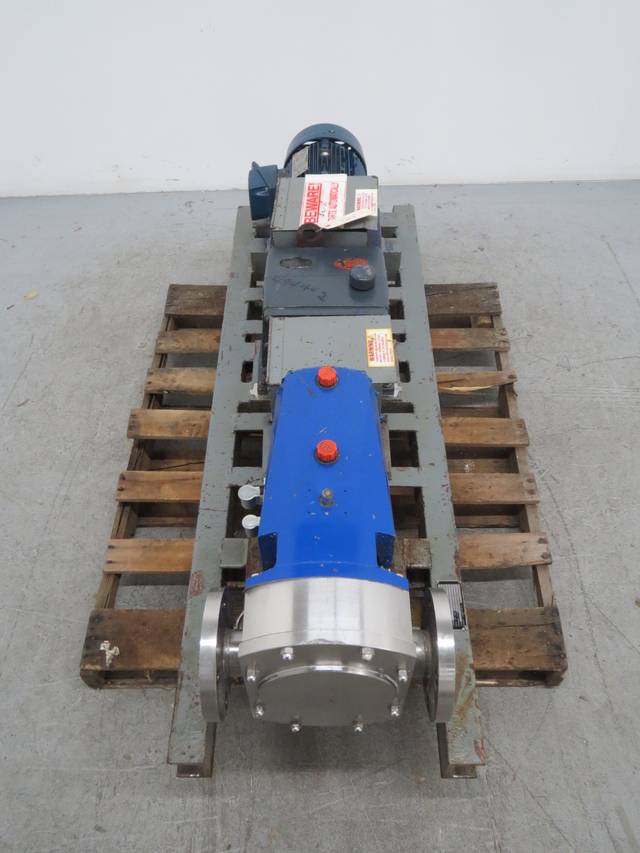 ALFA LAVAL SR5/116/LS 21/2 IN 20GPM 3HP PD ROTARY LOBE PUMP ASSEMBLY