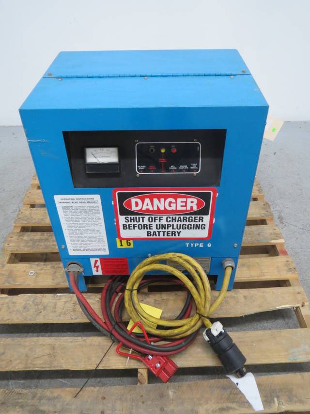 EXIDE G112450B BATTERY CHARGER 208/240/480VAC 24VDC 16/14/7A AMP