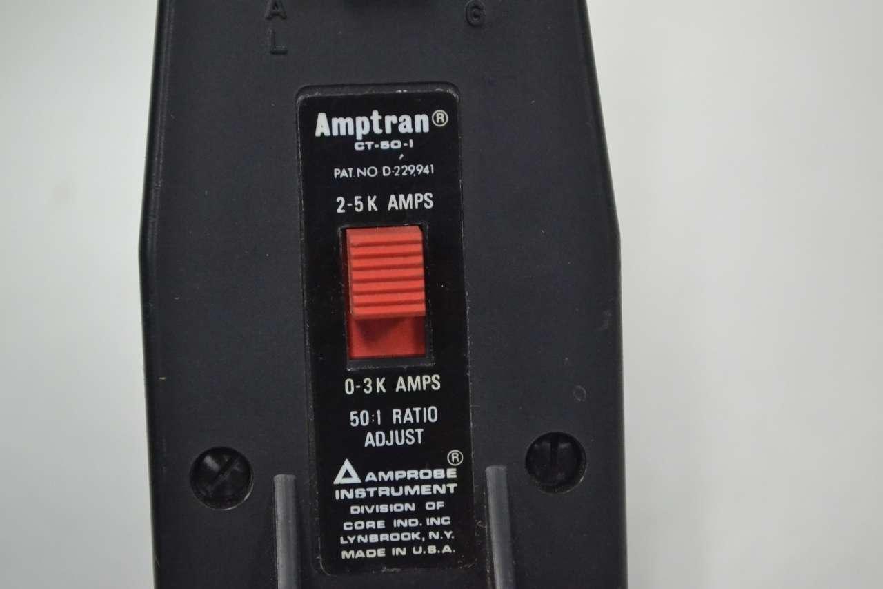 Amptran CT-50-1 Current Probe Amprobe Instrument 