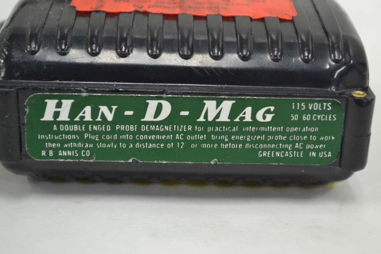 R.B. popular Annis Han-D-Mag Double Ended, Probe Demagnetizer 115 Volts.