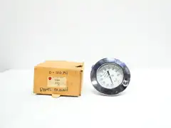 MARSH W6046 PRESSURE GAUGE 3-1/2IN 0-100PSI 1/4IN NPT
