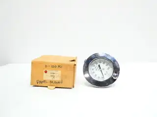 MARSH W6046 PRESSURE GAUGE 3-1/2IN 0-100PSI 1/4IN NPT