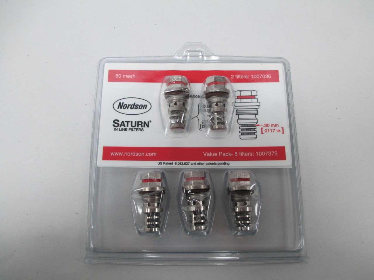5 pack Nordson Saturn Filters 50 Mesh