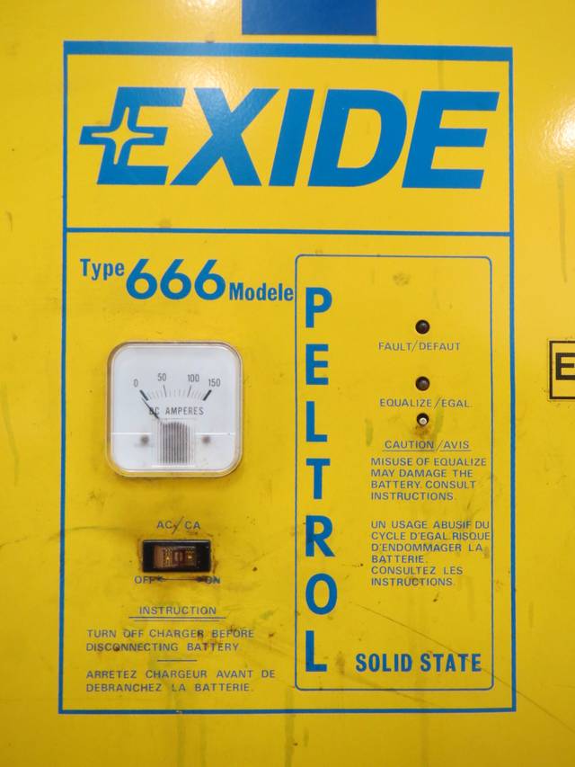 EXIDE 666 PELTROL BATTERY CHARGER POWER SUPPLY 600VAC 24VDC 96A AMP