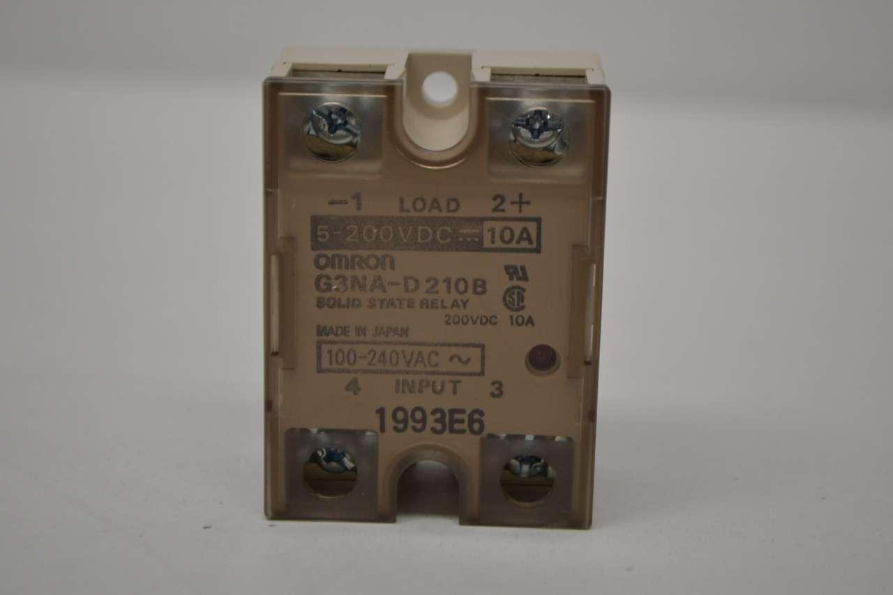 Omron G3NA-D210B Solid State Relay 5-200V DC Heater Temperature Relay 10 Amp,New 