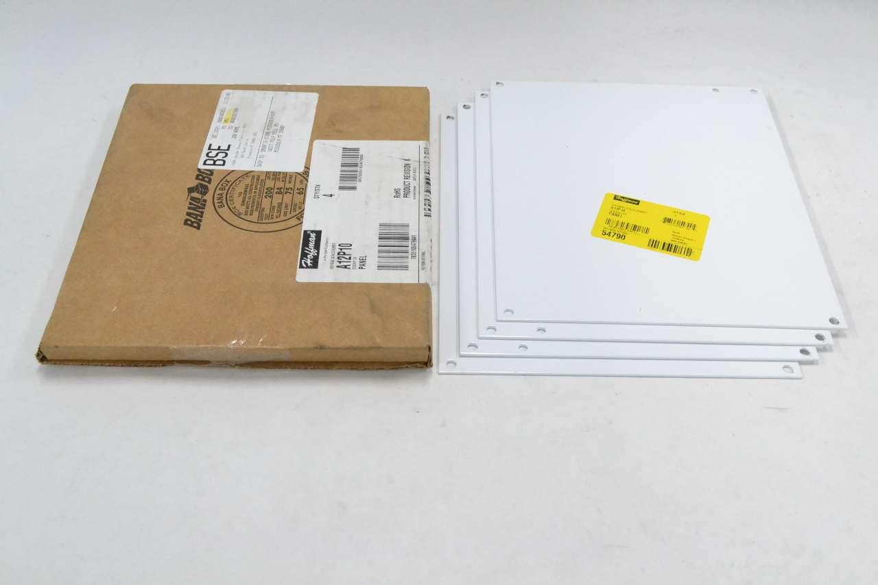 PACK OF 4 HOFFMAN A12P10 ENCLOSURE PANEL 10-3/4" X 8-7/8" NEW #153517 