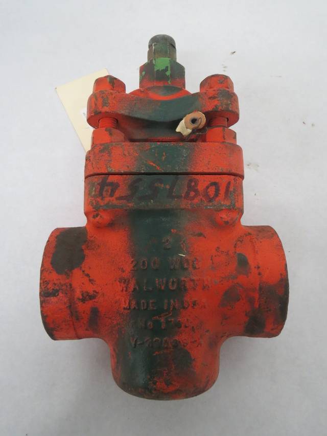 WALWORTH V33039A STEEL THREADED 2 IN NPT PLUG VALVE B351692