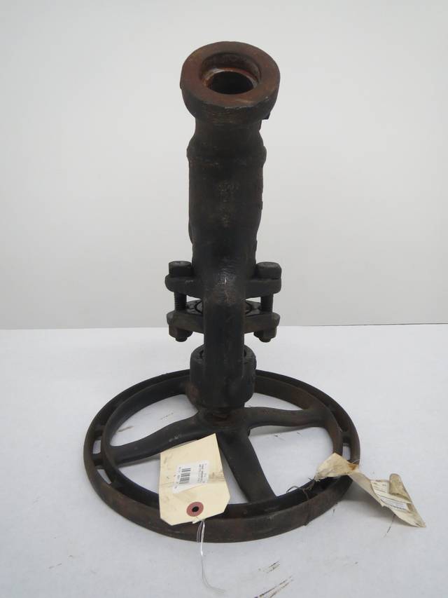 YARWAY 6911C ANGLE BOILER 600 STEEL 11/2 IN GLOBE VALVE B352217